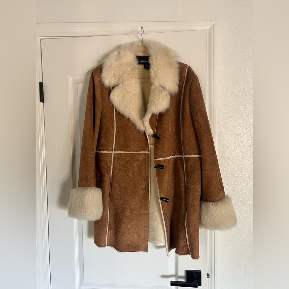 Faux fur Sherpa coat boho